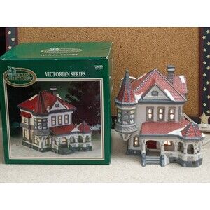 Dickens 1994 Collectible Victorian Series Porcelain House Power Cord Safety Fuse